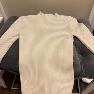 Babaton Cream Long Sleeve Dress